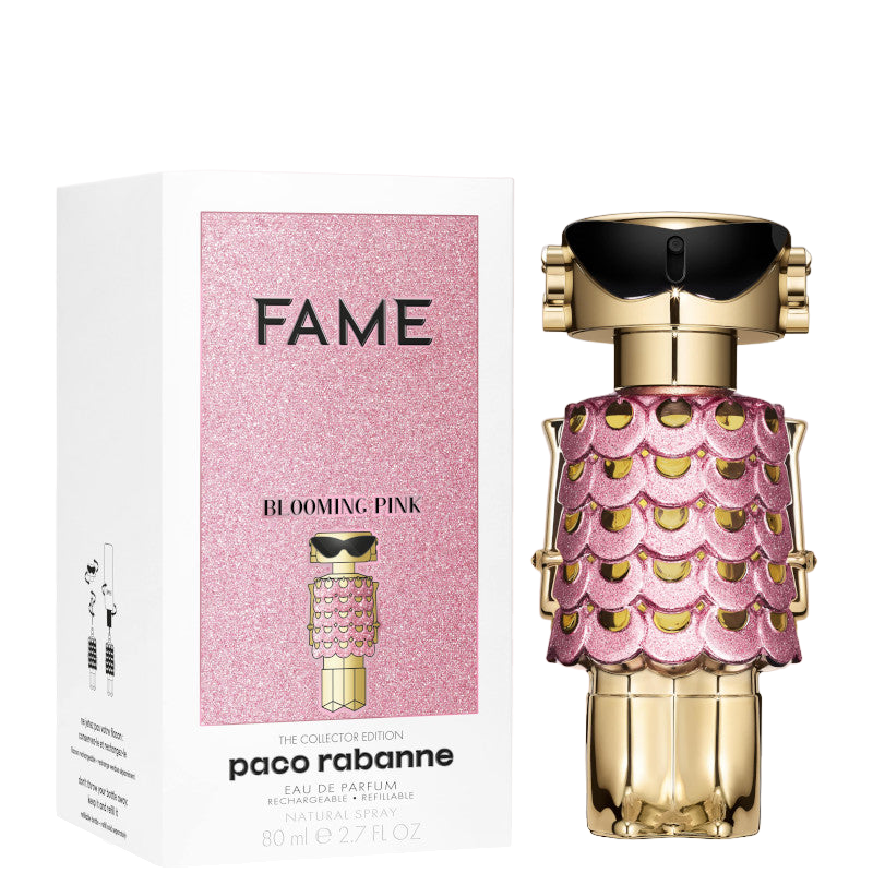 Paco Rabanne Fame Blooming Pink Eau de Parfum para mujer 80 ml en caja